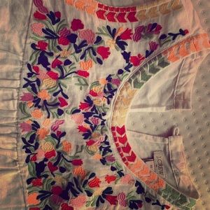 J-crew white top